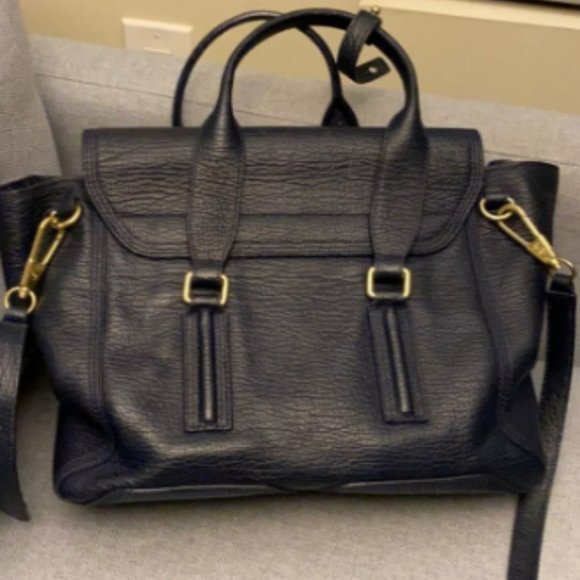3.1 Philip Lim Medium Pashli Satchel Ink M Size - Picture 6 of 13